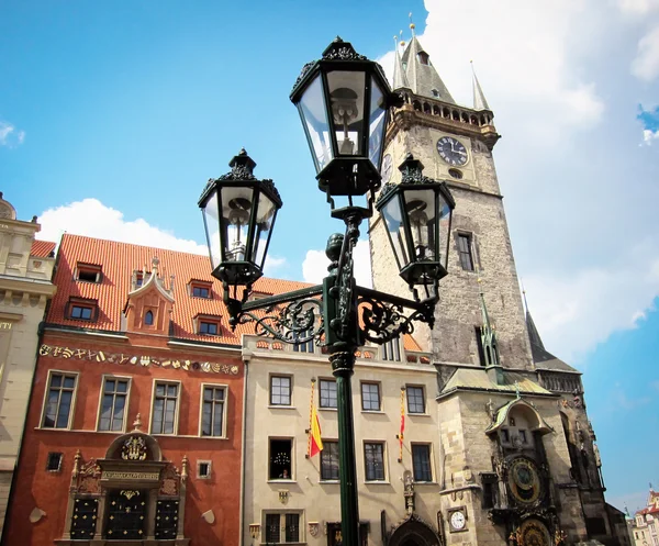 Prag, orloj — Stockfoto