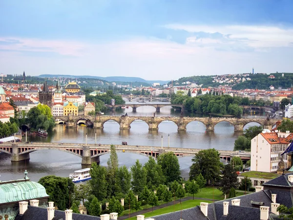 Мосты Праги — стоковое фото