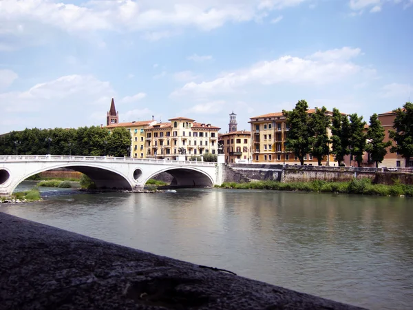 Verona, Puente Vittoria — Foto de Stock
