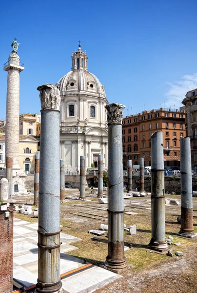 Fórum de Trajano em Roma, Itália — Fotografia de Stock