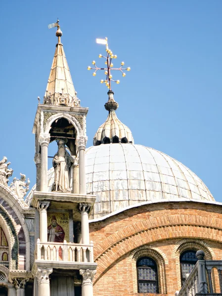 Dome St. Mark's kathedraal. Venetië — Stockfoto