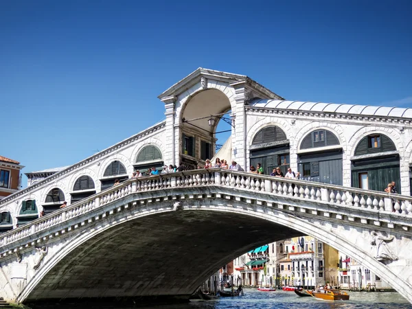 Rialto Köprüsü. Venedik — Stok fotoğraf