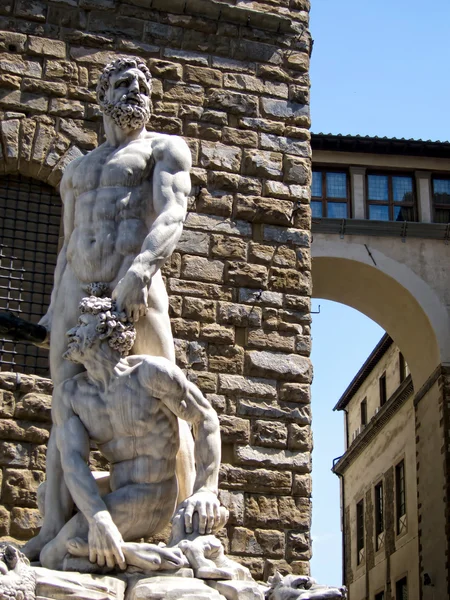 Hercules and Cacus, Piazza della Signoria in Florence Royalty Free Stock Photos