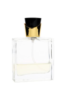 Parfüm şişesi beyaza izole