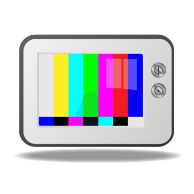 Retro TV Illustration clipart