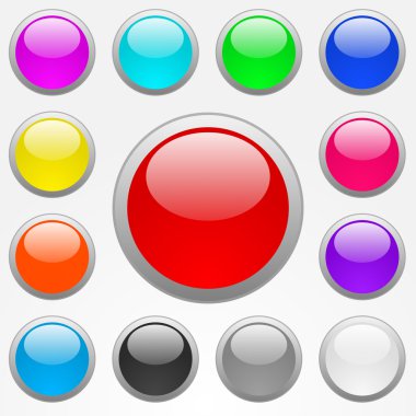 Vector Web Buttons clipart