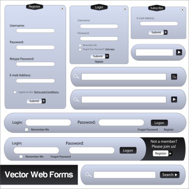 Web Design Template clipart