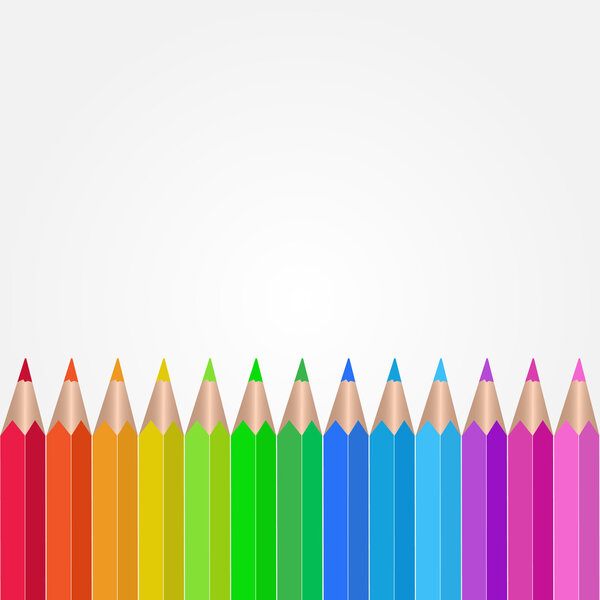 Colored Pencils Illustration