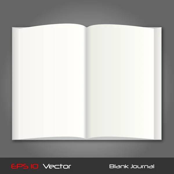 Blank Book Illustration — Stock Vector