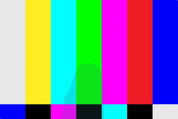 TV-Testbild — Stockvektor