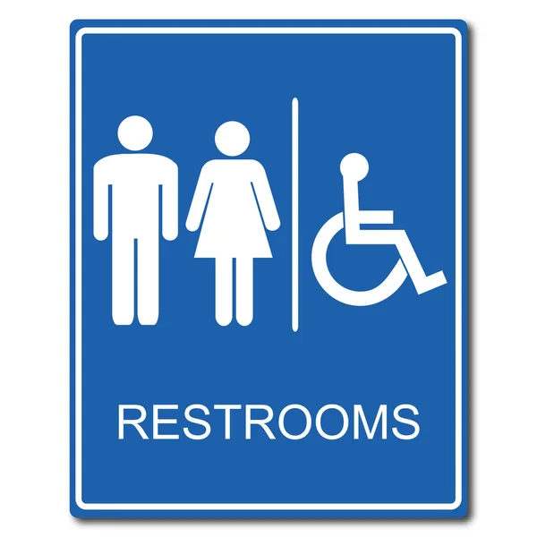 Restroom Sign — Stock Vector