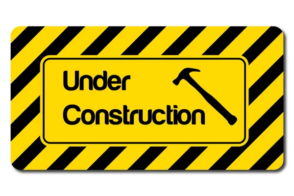 Illustration de signes en construction — Image vectorielle
