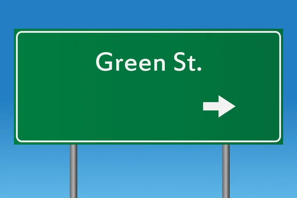 Green Concept Sign — Stock Vector
