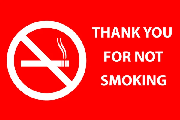 No fumar signo ilustración — Archivo Imágenes Vectoriales