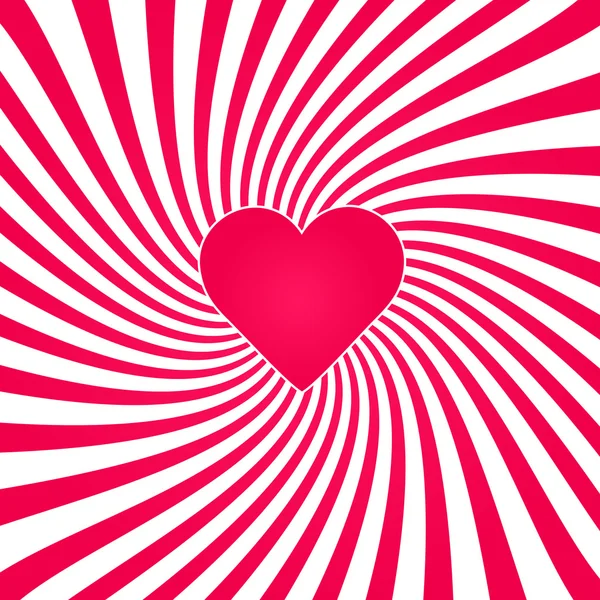 Alla hjärtans bakgrund illustration — Stock vektor
