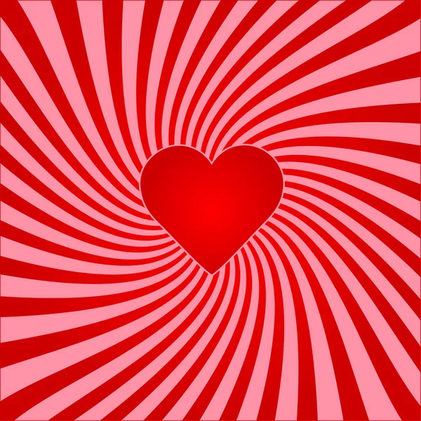 Alla hjärtans bakgrund illustration — Stock vektor