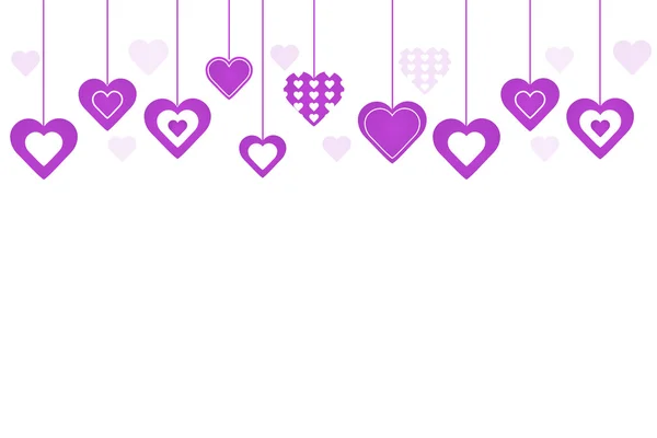 Valentinstag Hintergrund Illustration — Stockvektor