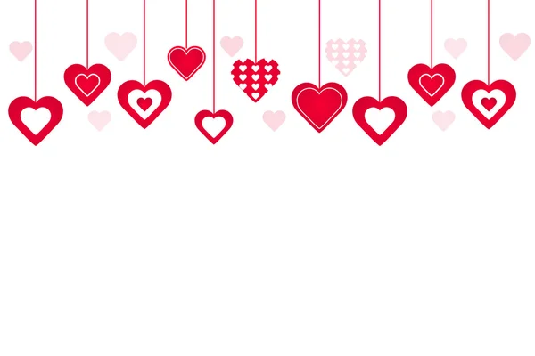 Valentijn achtergrond afbeelding — Stockvector