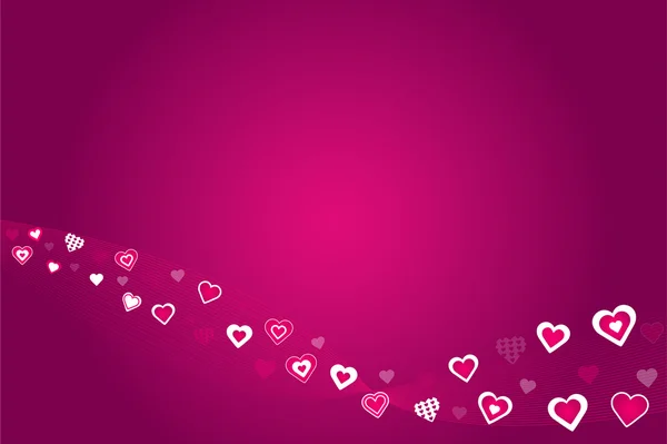 Valentinstag Hintergrund Illustration — Stockvektor