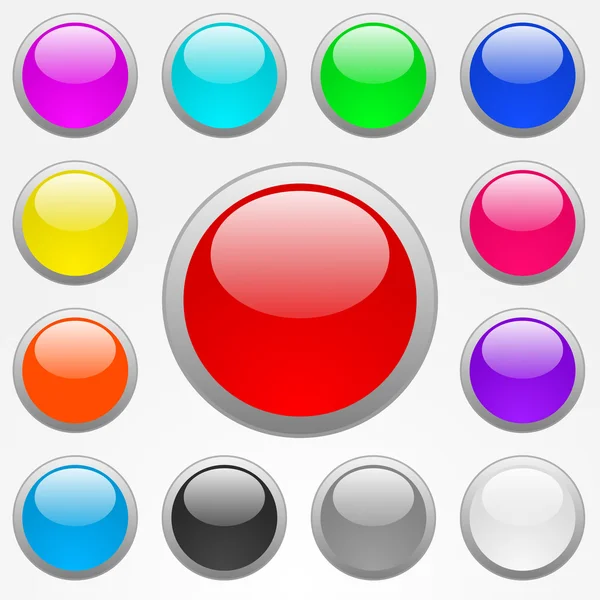 Διανυσματικά κουμπιά web — Διανυσματικό Αρχείο