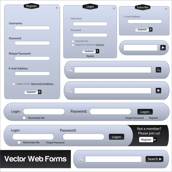 Plantilla de diseño web — Archivo Imágenes Vectoriales