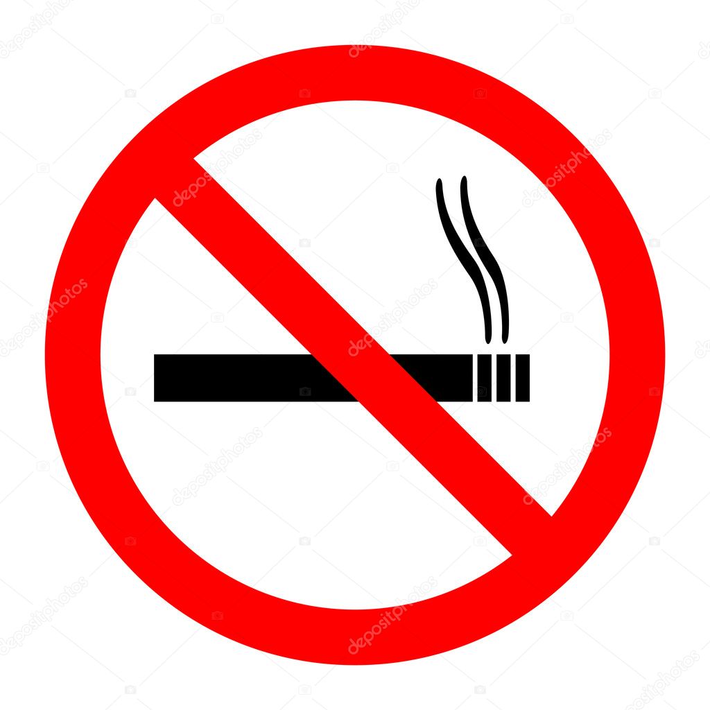 No Smoking Sign Illustration