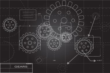 Gears Background clipart