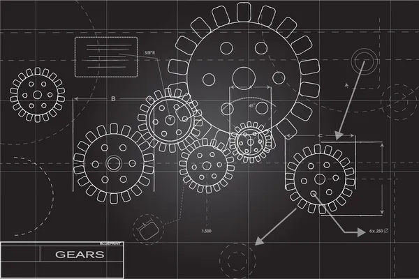 Gears фону — стоковий вектор