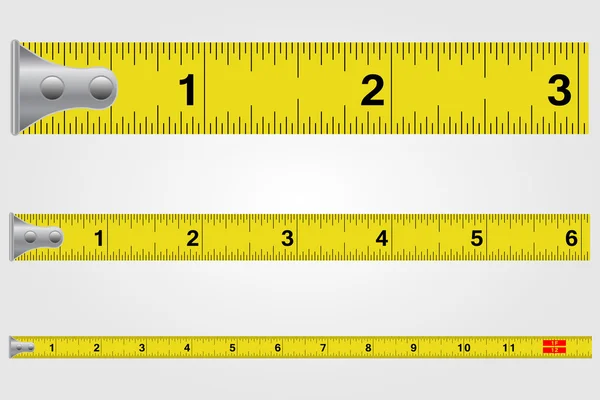 Tape Measure Illustration — Stock Vector