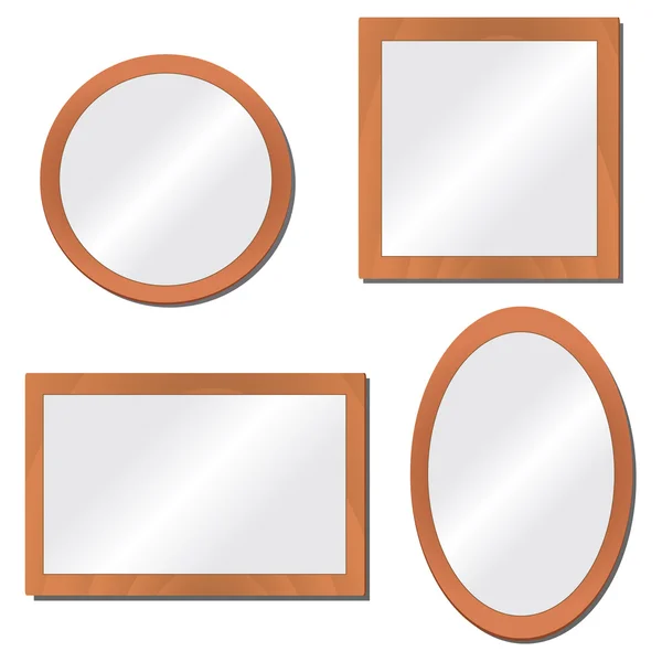 Εικονογράφηση καθρέφτες — Διανυσματικό Αρχείο