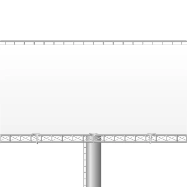 Prázdné billboard ilustrace — Stockový vektor
