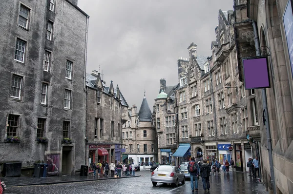 Vista sobre Edimburgo cidade na Escócia — Fotografia de Stock