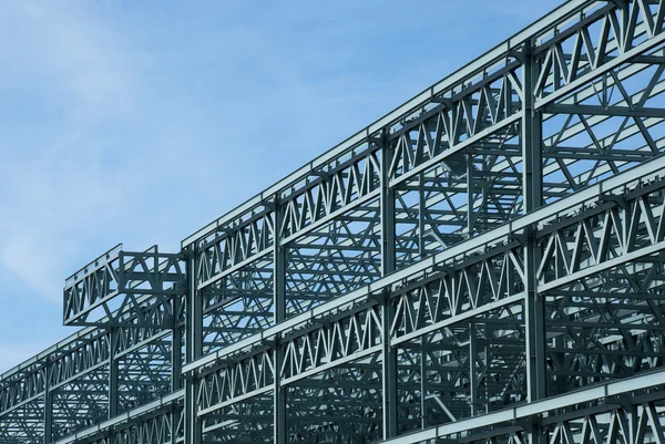 Ocelové konstrukce rámu — Stock fotografie