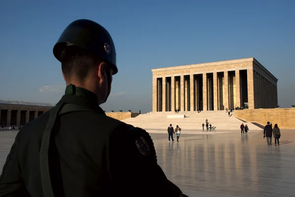 Bewaking van een? tkabir (Mausoleum van Ataturk) — Stockfoto