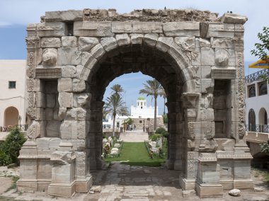 Triumphal arch of Marcus Aurelius clipart