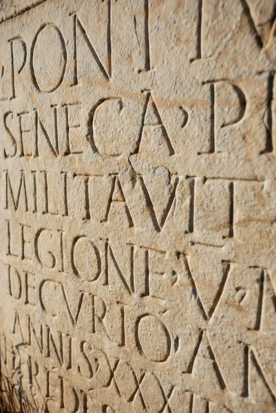 Ancient Roman Writing on Tablet — Stock Photo, Image