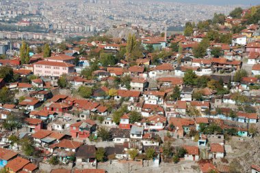 View of Old Houses clipart