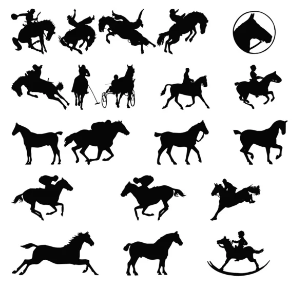 stock image Icons for horses