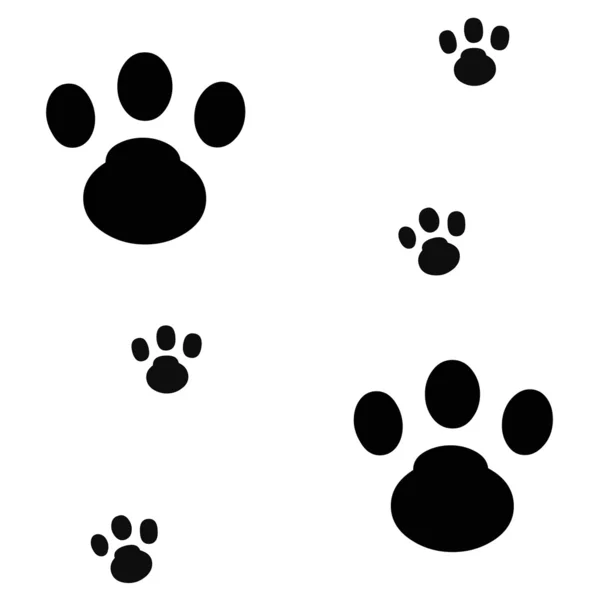 Footprint of the cat — Stock Photo, Image