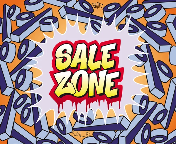Sale Zone — Stock Vector
