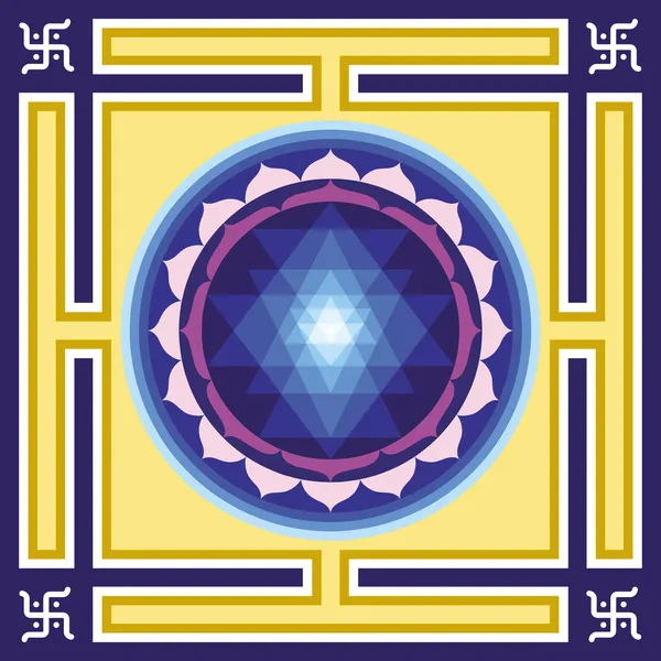 Το yantra Shri — Διανυσματικό Αρχείο