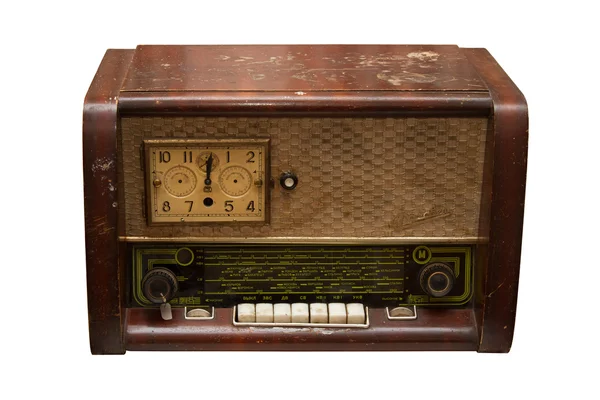 stock image The old radio with clocks