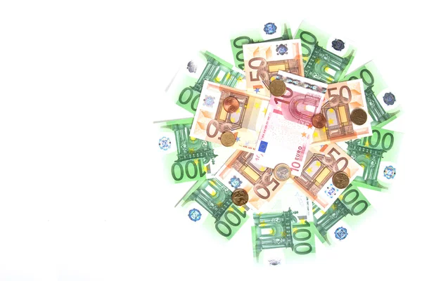 Готівковий євро — стокове фото