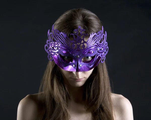 Kwaad in masker — Stockfoto