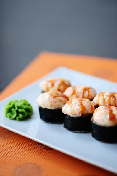 Scharfes Sushi — Stockfoto
