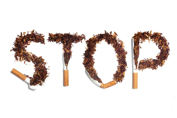 Pára de fumar. Imagem De Stock