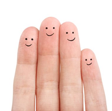 Close up fingers clipart