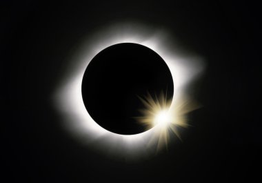 Full sun eclipse clipart