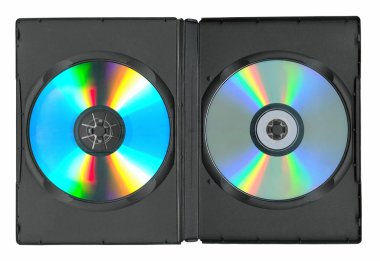 Disks in the case clipart