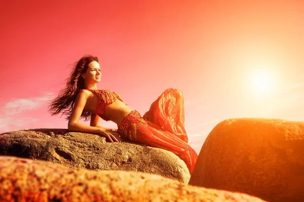 stock image Woman in indian dress